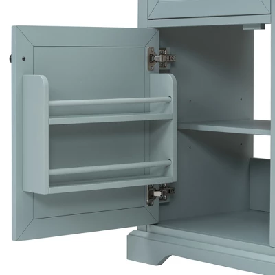 36"W Bathroom Vanity With Sink, Bathroom Cabinet With Tip-out Drawers, Storage Drawers, Door Shelf And Soft Closing Door-Christopher Knight Home 15 36"W Bathroom Vanity With Sink, Bathroom Cabinet With Tip-out Drawers, Storage Drawers, Door Shelf And Soft Closing Door-Christopher Knight Home - Image 15