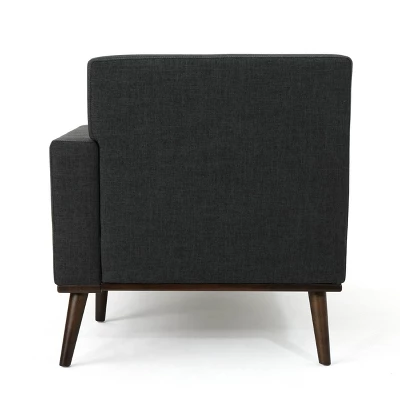 Stormi Mid-Century Modern Fabric Chaise Lounge - Christopher Knight Home 3 Stormi Mid-Century Modern Fabric Chaise Lounge - Christopher Knight Home - Image 3