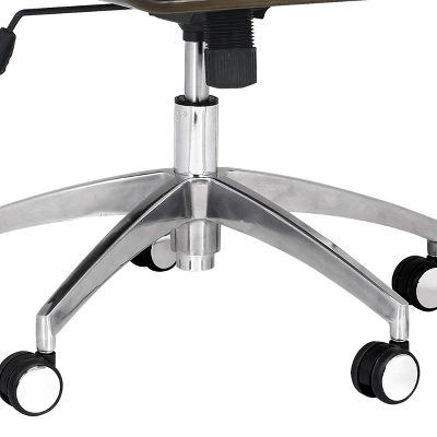 Cannonade Mid Century Modern Swivel Office Chair Black/Gray - Christopher Knight Home 6 Cannonade Mid Century Modern Swivel Office Chair Black/Gray - Christopher Knight Home - Image 6