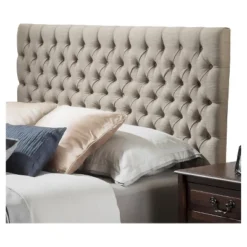 Jezebel Button Tufted Headboard - Christopher Knight Home -Living Furniture GUEST 7b5a9d6d aac9 41e7 9ad3 6da660de1953