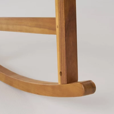 Arcadia 2pk Acacia Wood Rocking Chair Teak - Christopher Knight Home 4 Arcadia 2pk Acacia Wood Rocking Chair Teak - Christopher Knight Home - Image 4