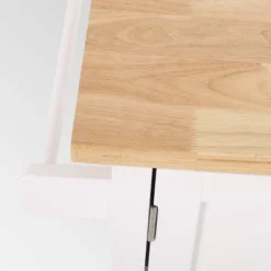 Finzer Farmhouse Kitchen Cart White - Christopher Knight Home -Living Furniture GUEST 7c4bcfbe 8488 4423 9f7d f198df34be2c