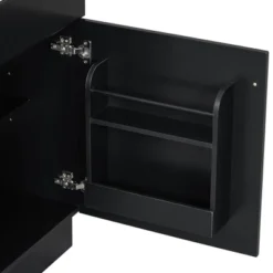 20"W Bathroom Vanity With Ceramic Sink, Bathroom Cabinet With Storage Rack, Adjustable Shelf And Soft Closing Door-Christopher Knight Home -Living Furniture GUEST 7d6bcacf 914e 4675 ac6a 9f2ded6ae66a