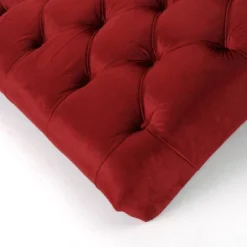 Garret Tufted Velvet Chaise Lounge Garnet - Christopher Knight Home -Living Furniture GUEST 7ed38185 06de 49c8 96a5 6551c7048c9d