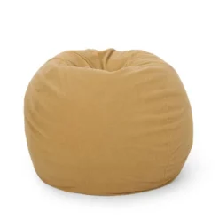 5' Newalla Modern Shearling Bean Bag - Christopher Knight Home -Living Furniture GUEST 7f5476d1 2ba3 4ea6 9003 771e698da4a3