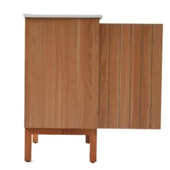 Christopher Knight Home Randi Vintage Minimalist 30" Modern Bathroom Vanity With Ceramic Sink, Antique Natural 13 Christopher Knight Home Randi Vintage Minimalist 30" Modern Bathroom Vanity With Ceramic Sink, Antique Natural -Living Furniture GUEST 8070d735 c9ea 4633 9d19 27050c8642ac