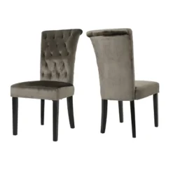 Set Of 2 Venetian New Velvet Tufted Dining Chair - Christopher Knight Home 9 Set Of 2 Venetian New Velvet Tufted Dining Chair - Christopher Knight Home -Living Furniture GUEST 8103d12c 5bc8 4055 9c69 c0c88d392fb8