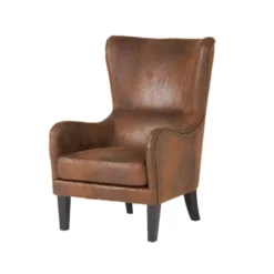 Lorenzo Studded Club Chair Brown - Christopher Knight Home 9 Lorenzo Studded Club Chair Brown - Christopher Knight Home -Living Furniture GUEST 8139fe9c 9a56 446e ba00 767484cc5e52