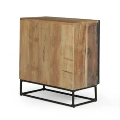 Burdine Handcrafted Boho Wood 3 Drawer Cabinet Natural/Black - Christopher Knight Home 12 Burdine Handcrafted Boho Wood 3 Drawer Cabinet Natural/Black - Christopher Knight Home -Living Furniture GUEST 8207197a 0c4e 47f1 8031 f66159ec3fb5