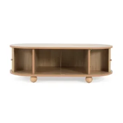 Christopher Knight Home Arizona Oval Wood Coffee Table With Half-Cover Accordion Door And Storage 15 Christopher Knight Home Arizona Oval Wood Coffee Table With Half-Cover Accordion Door And Storage -Living Furniture GUEST 829b5e34 8598 41dd 962e 617589633a7f