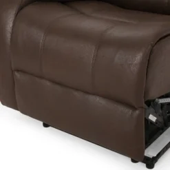 Meridan Contemporary Upholstered Theater Seating Reclining Sofa - Christopher Knight Home -Living Furniture GUEST 83948bbb 26b6 43af bccd d2c264845dd1