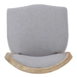 Set Of 4 Phinnaeus French Country Fabric Dining Chairs Light Gray/Natural - Christopher Knight Home -Living Furniture GUEST 83c98a65 9321 413c 91c8 ae7e89e1ebee