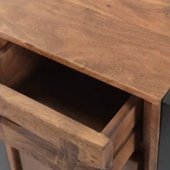 Guetlet Boho Cabinet Light Brown/Black - Christopher Knight Home -Living Furniture GUEST 8412e3ca e13f 4e45 82a6 5fe990b5c594