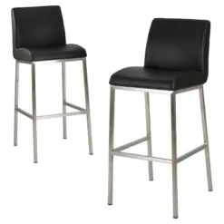 30" Vasos Bonded Leather Barstool Set 2ct - Christopher Knight Home 8 30" Vasos Bonded Leather Barstool Set 2ct - Christopher Knight Home -Living Furniture GUEST 849d2d6a 7a4c 4bd6 8b3b 01b5c721dc1d