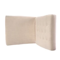 Set Of 2 Linden Tall Back Natural Fabric Dining Chairs Natural - Christopher Knight Home -Living Furniture GUEST 854f5384 48d2 46f9 8bf8 140b8ff319b0