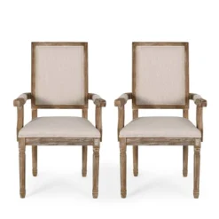 Set Of 2 Maria French Country Wood Upholstered Dining Chairs - Christopher Knight Home 25 Set Of 2 Maria French Country Wood Upholstered Dining Chairs - Christopher Knight Home -Living Furniture GUEST 85dcc56d fd8a 4541 9f23 d9e6260ce62d