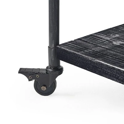 68" Farrells Industrial 5 Shelf Bookcase Gray - Christopher Knight Home 7 68" Farrells Industrial 5 Shelf Bookcase Gray - Christopher Knight Home - Image 7