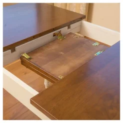 Clearwater Drop Leaf Dining Table Dark Oak/White - Christopher Knight Home -Living Furniture GUEST 88760bc1 aaa0 4269 a7ef 433631b1dcc8