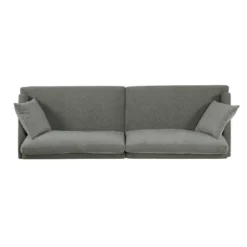 Malverne Contemporary 3 Seater Fabric Sofa With Accent Pillows Gray/Dark Brown - Christopher Knight Home 12 Malverne Contemporary 3 Seater Fabric Sofa With Accent Pillows Gray/Dark Brown - Christopher Knight Home -Living Furniture GUEST 888679f4 e7ce 470c 80ac 8939e9e48c78