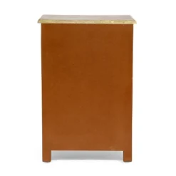 Sandia Handcrafted Boho 4 Drawer Mango Wood Nightstand Natural/White - Christopher Knight Home -Living Furniture GUEST 89c0a3e5 1d70 448e b5b5 dd01057bd7a1