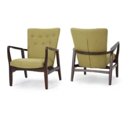 Set Of 2 Becker Upholstered Armchairs - Christopher Knight Home -Living Furniture GUEST 8b305f86 5d35 423f bf1a 77fdec38665b