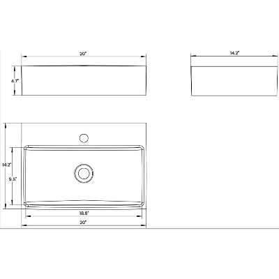 Christopher Knight Home Wilson Freestanding 20" Striped Wood Bathroom Vanity With Ceramic Sink 6 Christopher Knight Home Wilson Freestanding 20" Striped Wood Bathroom Vanity With Ceramic Sink - Image 6