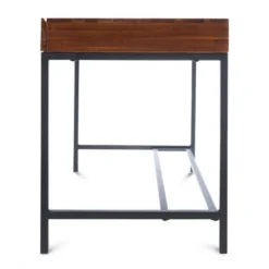 Ebany Industrial Acacia Wood Storage Desk Dark Oak - Christopher Knight Home -Living Furniture GUEST 8cbfe575 bf25 4f71 b14c bf1072f05c5b