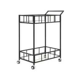 Falon Modern Glam Bar Cart - Christopher Knight Home -Living Furniture GUEST 8d121230 ab44 4e4e b99b d29a4da41684