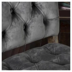 Set Of 2 Saltillo New Velvet Dining Chair Charcoal - Christopher Knight Home 7 Set Of 2 Saltillo New Velvet Dining Chair Charcoal - Christopher Knight Home -Living Furniture GUEST 8d12d186 eee0 4ddb aaaf 61202fa989aa