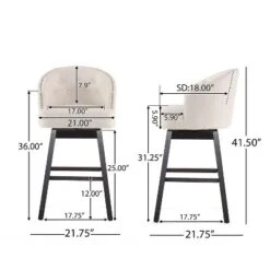 Set Of 2 30.5" Ogden Barstool - Christopher Knight Home -Living Furniture GUEST 8d8341b7 7aed 40a2 81ce 0a388b1ea5cc