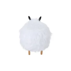 Levi Furry Yak Ottoman - Christopher Knight Home 12 Levi Furry Yak Ottoman - Christopher Knight Home -Living Furniture GUEST 8dde9e87 9070 454a a0bf 68edeab3f024