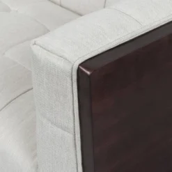 Mclarnan Contemporary Tufted 3 Seater Sofa - Christopher Knight Home -Living Furniture GUEST 8e243178 2d3f 4cba b1bc 6f372da131c2