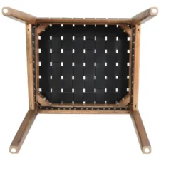 Christopher Knight Home Cassius Woven Faux Leather Rubberwood Dining Chair (Set Of 2) -Living Furniture GUEST 8e762913 3129 4531 b984 4bdce1412d46