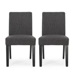 Set Of 2 Kuna Contemporary Upholstered Dining Chairs - Christopher Knight Home -Living Furniture GUEST 8f9fbd58 b454 4663 9056 9f9eade7f6b5