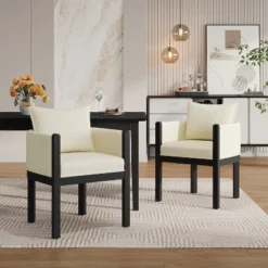 Christopher Knight Home Diana Modern Rubberwood Linen Upholstered Armchairs (Set Of 2) 19 Christopher Knight Home Diana Modern Rubberwood Linen Upholstered Armchairs (Set Of 2) -Living Furniture GUEST 90817050 4410 419f 889b 59cf91641587