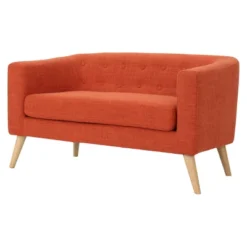 Bridie Mid-Century Loveseat - Christopher Knight Home -Living Furniture GUEST 90d21a92 8652 4b95 84d6 4f60b0a27140