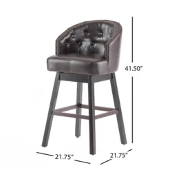 Set Of 2 30.5" Ogden Barstool - Christopher Knight Home -Living Furniture GUEST 90feccec c15c 47c0 a07c 930cdfd15f89 1