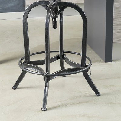 Farmdale Industrial Adjustable Swivel Barstool Natural Antique Black – Christopher Knight Home 1 Farmdale Industrial Adjustable Swivel Barstool Natural Antique Black – Christopher Knight Home