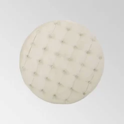 Orla Modern Glam Round Ottoman - Christopher Knight Home 7 Orla Modern Glam Round Ottoman - Christopher Knight Home -Living Furniture GUEST 943e99c1 c1dd 48ca 9b63 b158653e9325