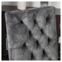 Set Of 2 Saltillo New Velvet Dining Chair Charcoal - Christopher Knight Home 6 Set Of 2 Saltillo New Velvet Dining Chair Charcoal - Christopher Knight Home -Living Furniture GUEST 94989472 c92b 4331 a4e1 95eb77e3c670