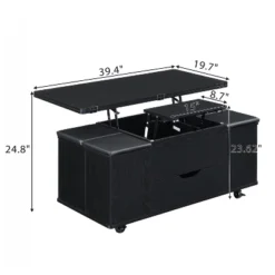 Christopher Knight Home Olia Modern Multi-Functional Lift-Top Coffee Table With Hidden Storage, 4 Stools And Lockable Wheels 17 Christopher Knight Home Olia Modern Multi-Functional Lift-Top Coffee Table With Hidden Storage, 4 Stools And Lockable Wheels -Living Furniture GUEST 95c7bc57 965d 4151 b50e ed5419e579db