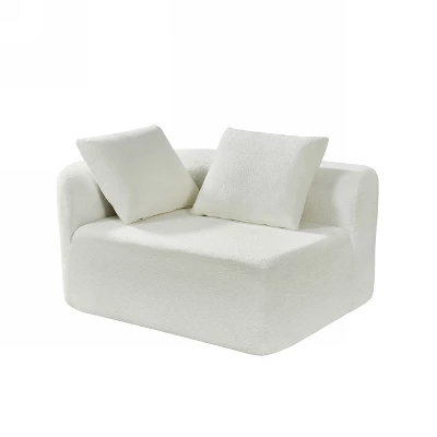 Christopher Knight Home 116" Modern Curved Sectional Sofa With High-Density Sponge And 4 Pillows 5 Christopher Knight Home 116" Modern Curved Sectional Sofa With High-Density Sponge And 4 Pillows - Image 5