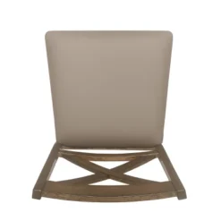 2pc Emory Farmhouse Upholstered Wood Counter Height Barstools - Christopher Knight Home -Living Furniture GUEST 980f5e23 9139 4c73 a43c e78a7e5cba1a