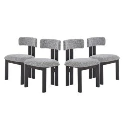 Christopher Knight Home Layla Iron Frame Upholstered Dining Chairs (Set Of 4) -Living Furniture GUEST 98ecefaa 5300 4b81 ba88 2a156914d252