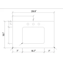 Christopher Knight Home Childe 30" Bathroom Vanity With Ceramic Sink And Double Drawer 11 Christopher Knight Home Childe 30" Bathroom Vanity With Ceramic Sink And Double Drawer -Living Furniture GUEST 99451b48 b486 4ff6 bb0f 88fa5eb2072c