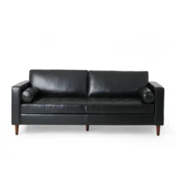 Malinta Contemporary Tufted 3 Seater Sofa - Christopher Knight Home -Living Furniture GUEST 9979cab6 9b47 4fc3 b72b af6c76ad9fb2