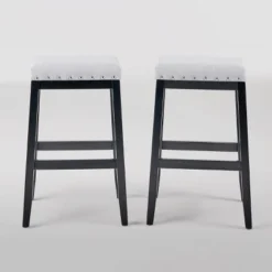 Set Of 2 Greely Farmhouse Barstools - Christopher Knight Home 11 Set Of 2 Greely Farmhouse Barstools - Christopher Knight Home -Living Furniture GUEST 9bb8970e bc26 4b85 a67a 3488a6920d8d