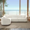 Christopher Knight Home Isolde Contemporary 104" 4-Seater L-Shaped Boucle Upholstery Curved Sectional Sofa