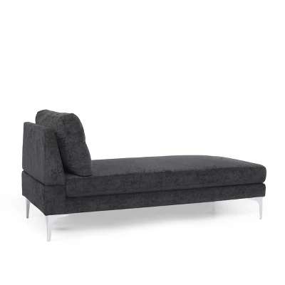 Beamon Contemporary Fabric Chaise Lounge - Christopher Knight Home 2 Beamon Contemporary Fabric Chaise Lounge - Christopher Knight Home - Image 2