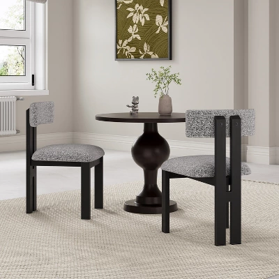 Christopher Knight Home Astura Iron Frame Upholstered Dining Chairs (Set Of 2) 11 Christopher Knight Home Astura Iron Frame Upholstered Dining Chairs (Set Of 2) - Image 11